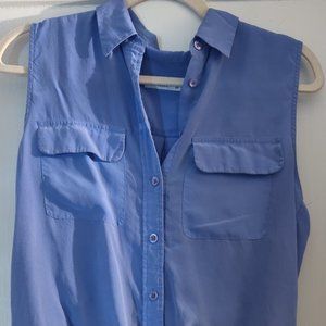 Equipment Sleeveless Signature Silk in SP